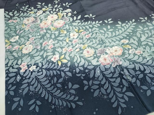 平和屋着物●訪問着 絞り 辻が花 暈し染め 正絹 逸品 DABG2564ud