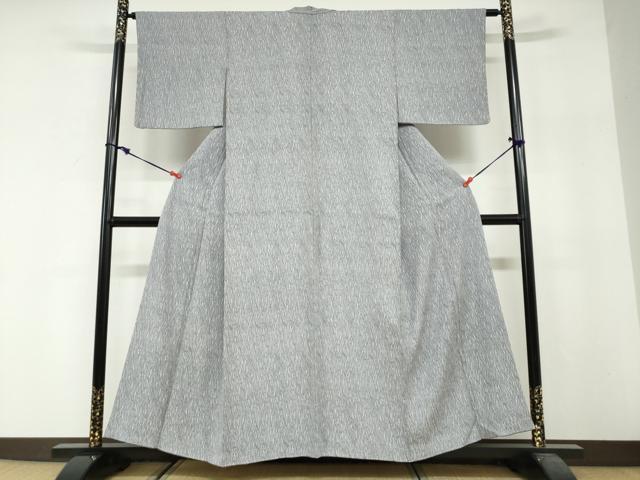 平和屋着物●上質なお召 抽象文様 ますいわ屋扱い 正絹 逸品 未使用 DABG2575ud