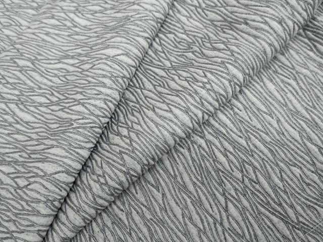 平和屋着物●上質なお召 抽象文様 ますいわ屋扱い 正絹 逸品 未使用 DABG2575ud