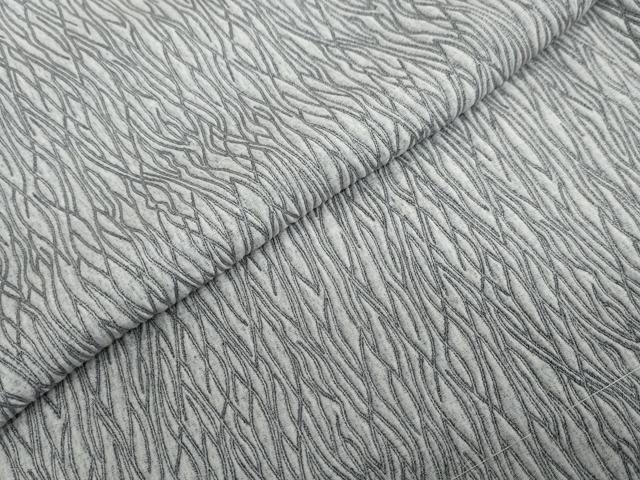 平和屋着物●上質なお召 抽象文様 ますいわ屋扱い 正絹 逸品 未使用 DABG2575ud