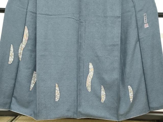 平和屋着物●清水章夫 訪問着 抽象花文 ますいわ屋扱い 正絹 逸品 DABG2585ud