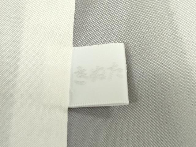平和屋着物●本場縞大島紬 訪問着 白大島 源氏香 正絹 逸品 DABG2595ud
