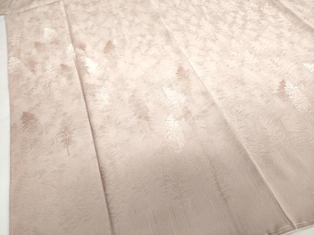 平和屋着物●訪問着 地紋起こし 樹林文 暈し染め 正絹 逸品 未使用 DABG2642ud
