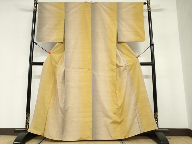 平和屋着物●上質な紬 霞文 正絹 逸品 未使用 DABG2656ud