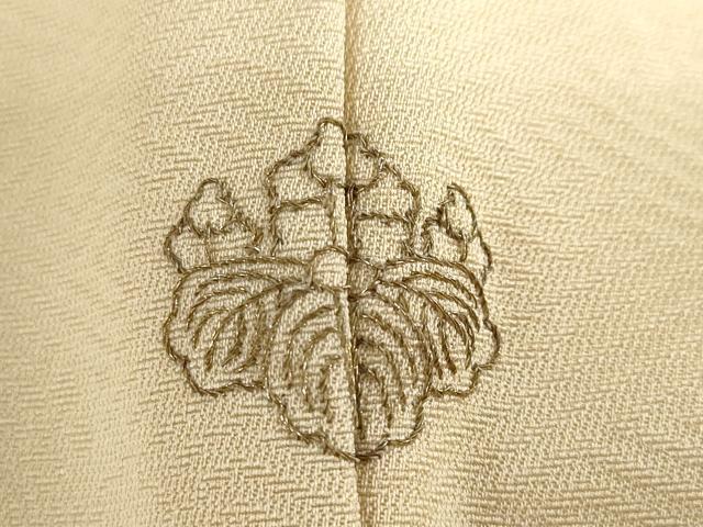 平和屋着物●訪問着 駒刺繍 短冊枝花文 暈し染め 金彩 正絹 逸品 DABG2794ud