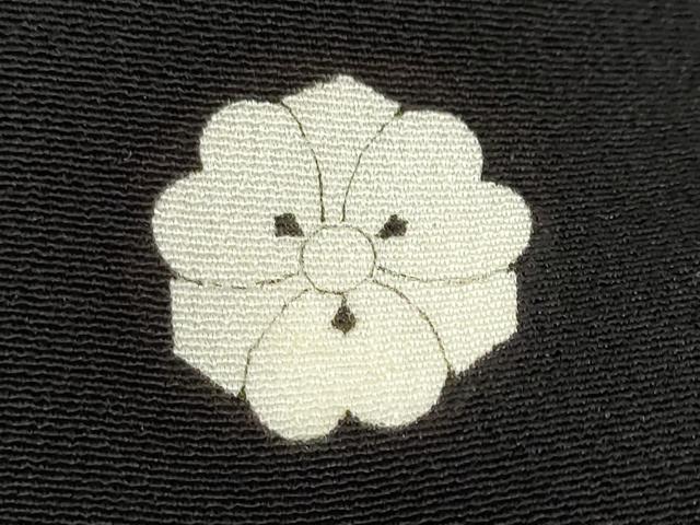 平和屋着物●豪華黒留袖 駒刺繍 舞花文 銀糸 正絹 逸品 DABG2795ud