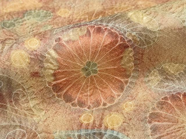 平和屋着物●訪問着 辻が花 暈し染め 正絹 逸品 DABG2802ud