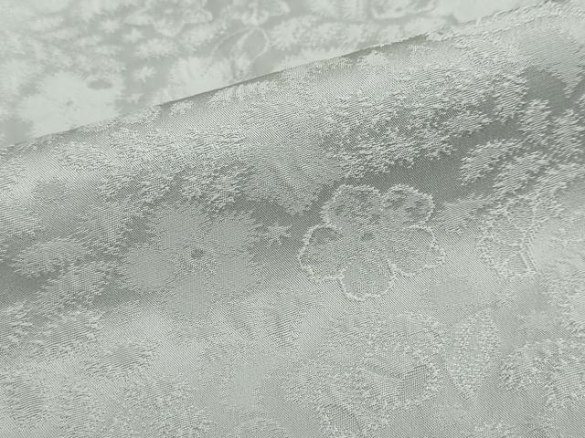 平和屋着物●上質な色無地 辻が花地紋 薄雲鼠色 さが美扱い 正絹 逸品 DABG2803ud