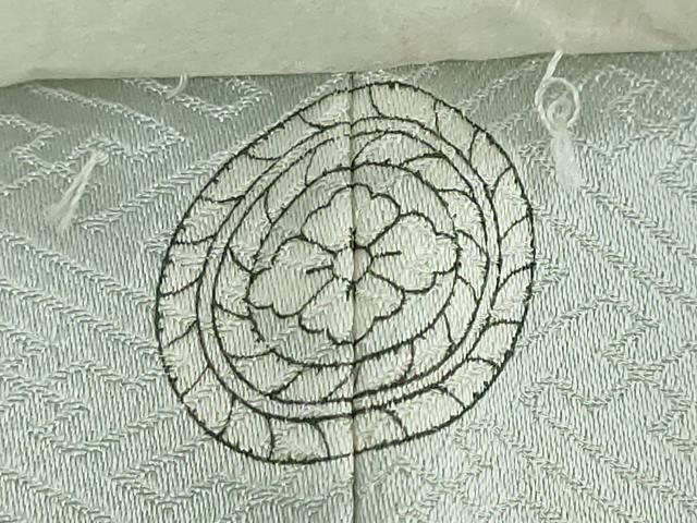 平和屋着物●京友禅の第一人者 松井青々 訪問着 駒刺繍 絞り 破れ色紙草花文 金彩 正絹 逸品 DABG2814ud