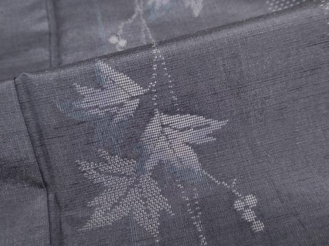平和屋着物●訪問着 紬地 枝葉間道 正絹 逸品 DABG2819ud