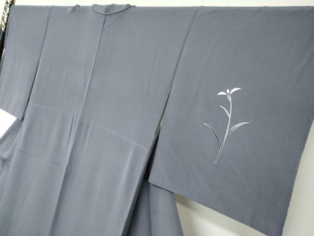 平和屋着物●本加賀友禅作家 金丸修一 訪問着 草花文 さが美扱い 正絹 逸品 DABG2907ud