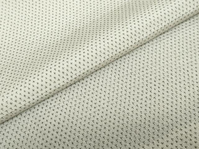 平和屋着物●本塩沢 蚊絣 正絹 逸品 DABG2921ud