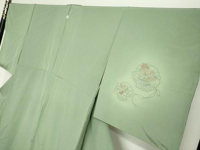 平和屋着物●中国三大刺繍 スワトウ刺繍 総刺繍 訪問着 雪輪几帳花鳥文 暈し染め 正絹 逸品 DABG2940ud