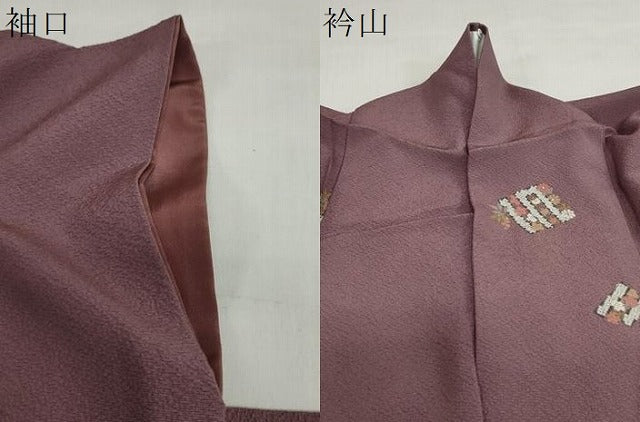 平和屋着物●上質な小紋 源氏香草花文 金彩 正絹 逸品 DABG2946ud
