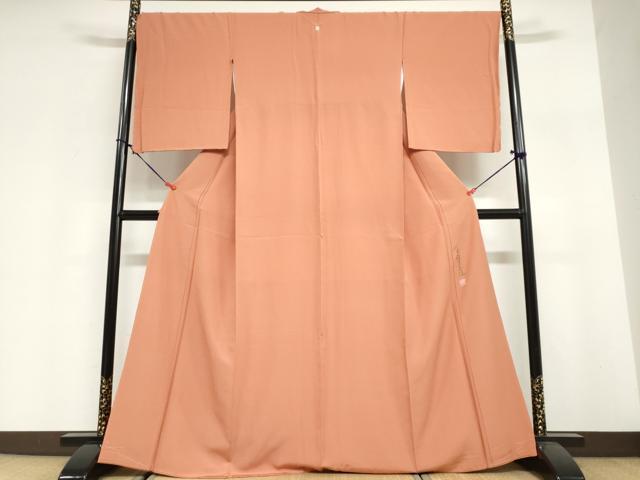 平和屋着物●上質な色無地 作家物 東雲色 正絹 逸品 DABG2998ud