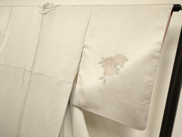 平和屋着物▼中国三大刺繍 スワトウ刺繍 汕頭刺繍 相良刺繍 総刺繍 訪問着 御所車花文 暈し染め 正絹 逸品 DABG3575du