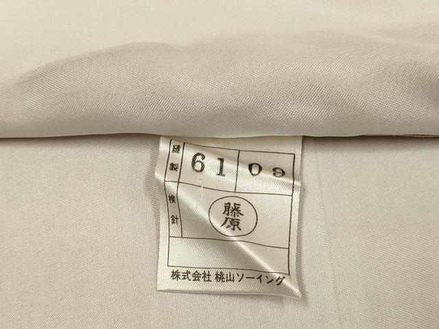 平和屋着物▼訪問着 総刺繍 短冊花文 正絹 逸品 DABG3634du