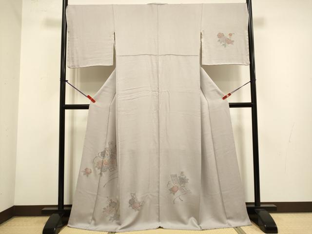 平和屋着物▼中国三大刺繍 スワトウ刺繍 汕頭刺繍 相良刺繍 総刺繍 訪問着 短冊吉祥花文 正絹 逸品 DABG3635du