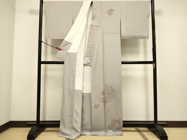 平和屋着物▼中国三大刺繍 スワトウ刺繍 汕頭刺繍 相良刺繍 総刺繍 訪問着 短冊吉祥花文 正絹 逸品 DABG3635du