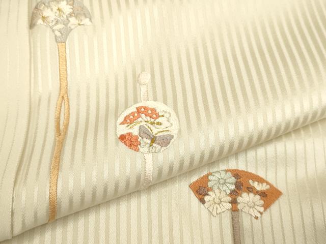 平和屋着物▼訪問着 総刺繍 簪 金糸正絹 逸品 DABG3701du