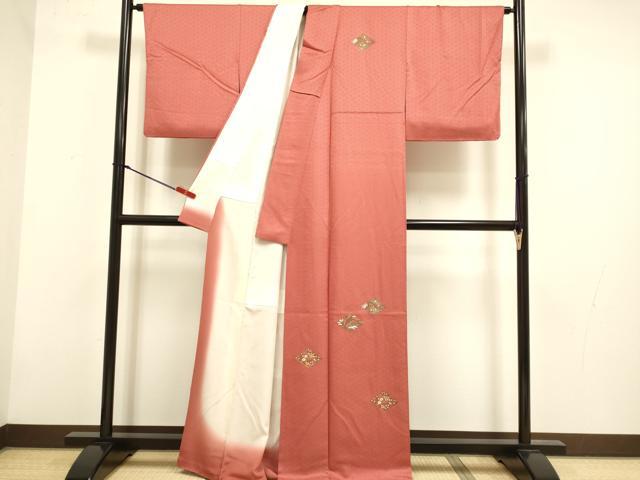 平和屋着物▼訪問着 総刺繍 松竹梅 金糸 正絹 逸品 DABG3745du