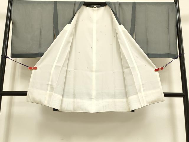 平和屋着物▽道行コート スリーシーズン 春夏秋 塵除け 無双 紗袷 紗×紗 水玉 正絹 逸品 DABG3804du