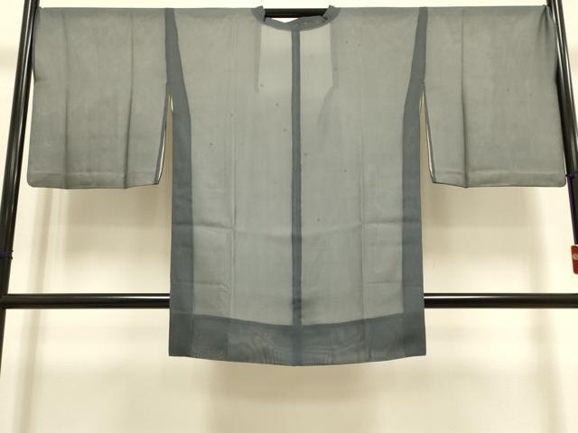 平和屋着物▽道行コート スリーシーズン 春夏秋 塵除け 無双 紗袷 紗×紗 水玉 正絹 逸品 DABG3804du