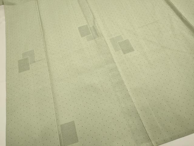 平和屋着物▽本塩沢 単衣 110亀甲 色紙重ね文 正絹 逸品 DABG3855du