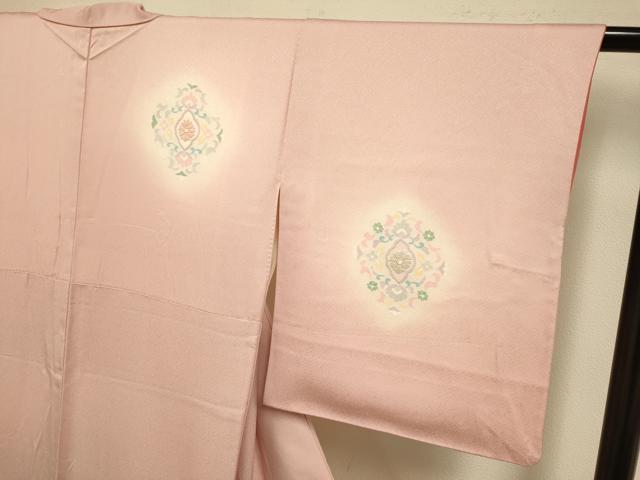平和屋着物●中国三大刺繍 相良刺繍 総刺繍 訪問着 花鳥文 暈し染め 正絹 逸品 DABG3886du