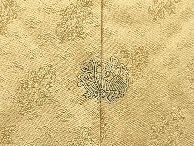 平和屋着物▼訪問着 刺繍 誰が袖花文 暈し染め 金銀彩 正絹 逸品 DABG3893du