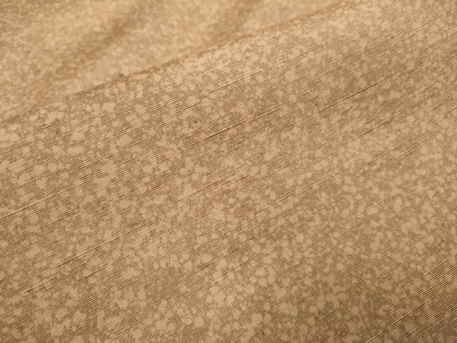 平和屋着物▽上質な紬 単衣 霞文 正絹 逸品 未使用 DABG3997du