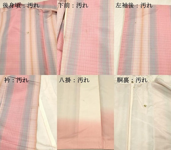 平和屋着物■本場縞大島紬 間道 正絹 逸品 DABG4032qp