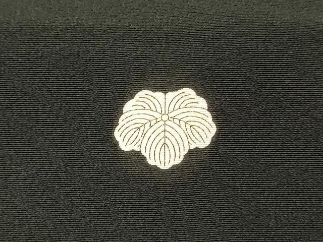 平和屋着物■豪華黒留袖 駒刺繍 地紙花文 金彩 正絹 逸品 DABG4476qp