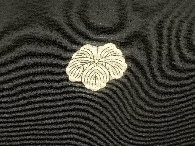 平和屋着物■豪華黒留袖 駒刺繍 地紙鳳凰花文 金彩 正絹 逸品 DABG4511qp