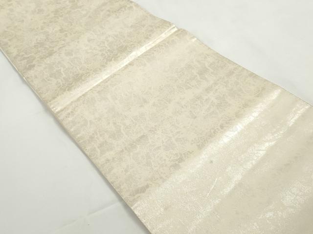 平和屋着物◎六通柄袋帯 霞文 ワンポイント 引箔 正絹 逸品 DABG4632qa