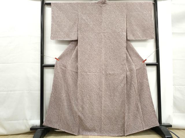 平和屋着物■大変加工の良い総絞り小紋 正絹 逸品 DABG4696qa