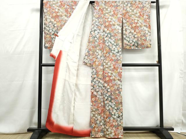 平和屋着物■訪問着 絞り 梅尽くし文 金彩 正絹 逸品 DABG4737qa