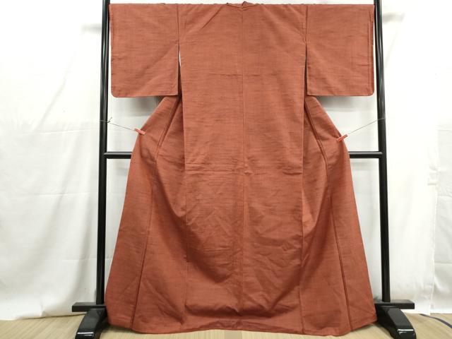 平和屋着物■上質な紬 霞文 正絹 逸品 DABG4750qa