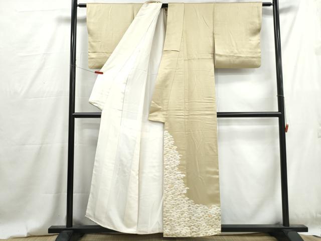 平和屋着物■豪華色留袖 駒刺繍 枝松文 金彩 正絹 逸品 DABG4775qa