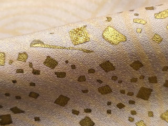 平和屋着物■豪華色留袖 駒刺繍 箔散らし 立波文 暈し染め 金彩 正絹 逸品 DABG4786qa