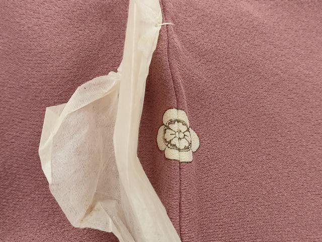 平和屋着物■上質な色無地 退紅色 正絹 逸品 DABG4902qa