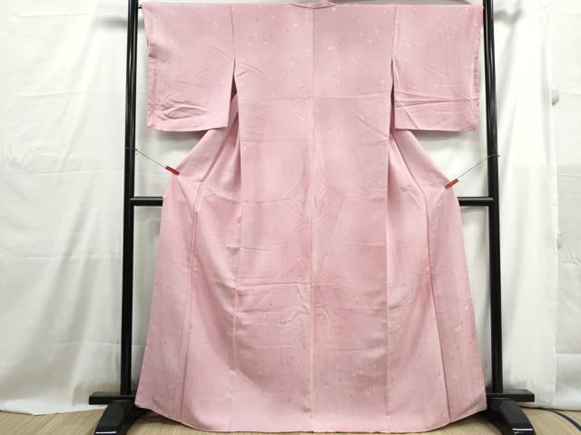平和屋着物■上質な小紋 箔散らし 暈し染め 正絹 逸品 DABG4989qa