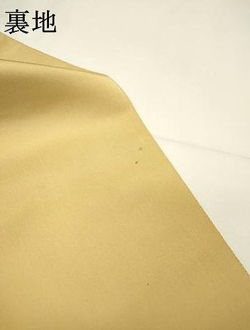 平和屋本店●六通柄袋帯 唐人形絵文 本金箔 金泥箔 正絹 逸品 DABG5087fe