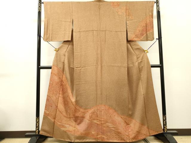 平和屋着物▼中国三大刺繍 スワトウ刺繍 汕頭刺繍 相良刺繍 総刺繍 訪問着 道長正倉院吉祥花文 正絹 逸品 DABG5670fe