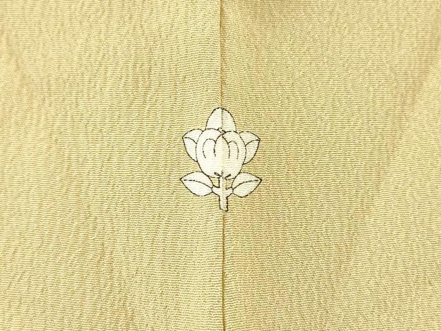 平和屋着物▽上質な色無地 単衣 砂色 正絹 逸品 未使用 DABG5691fe
