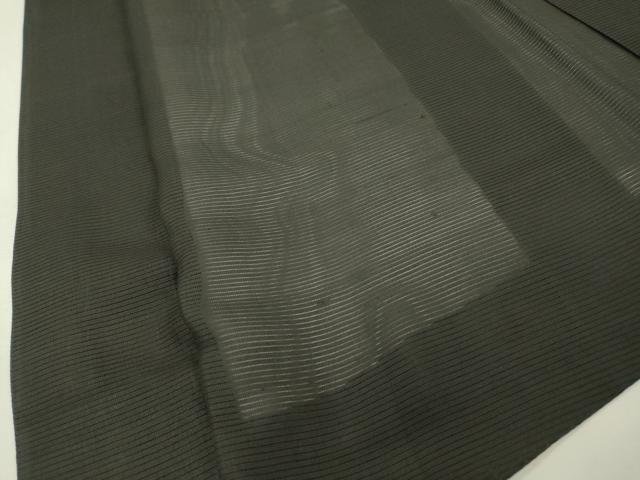 平和屋着物▽男性 黒紋付 長羽織 スリーシーズン 春夏秋 塵除け 絽 正絹 逸品 DABG5731fe
