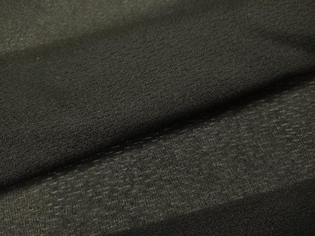 平和屋着物▽男性 羽織 スリーシーズン 春夏秋 塵除け 霞紋紗 黒地 正絹 逸品 DABG5734fe