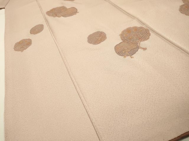 平和屋着物▼中国三大刺繍 スワトウ刺繍 汕頭刺繍 相良刺繍 総刺繍 訪問着 鏡裏花文 正絹 逸品 DABG5874fe
