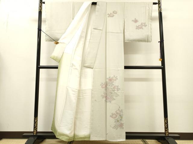平和屋着物▼中国三大刺繍 スワトウ刺繍 汕頭刺繍 相良刺繍 総刺繍 訪問着 短冊吉祥花文 正絹 逸品 DABG5914fe
