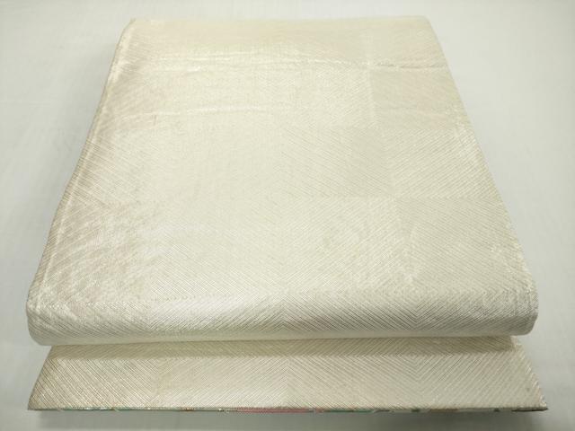 平和屋着物◎九百佐賀錦 両面 六通柄袋帯 うたげ 雪芝文 金銀糸 正絹 逸品 DABG6078xg